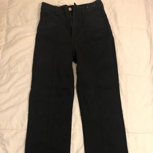 Express High Waisted Straight Jeans